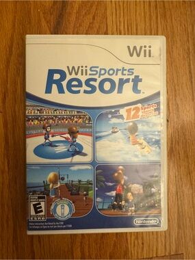 Nintendo Wii Sports Resort - White and Blue Game Case